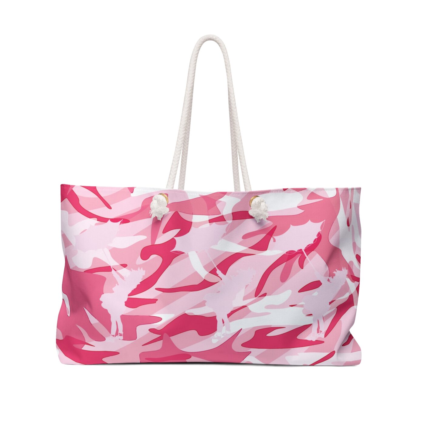 Little Girl Blue/ Light Pink  Camo Weekender.