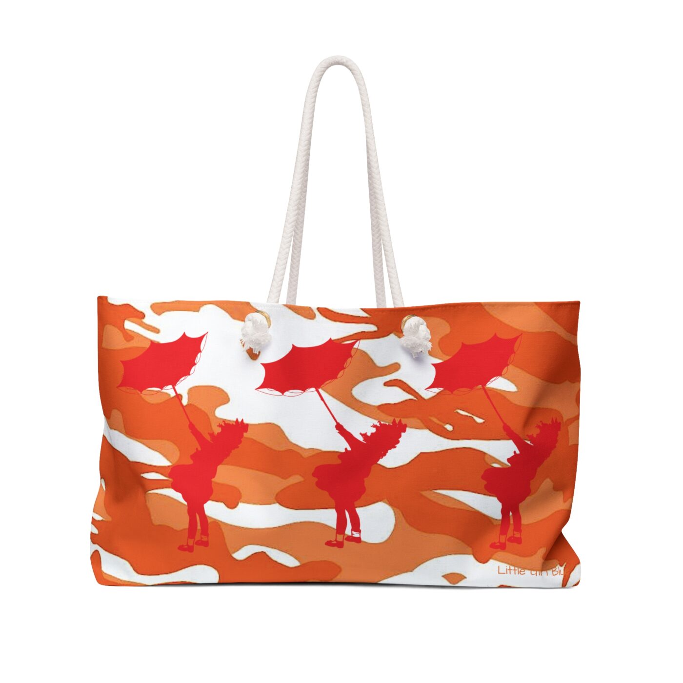 Little Girl Blue / Orange Camo Weekender.